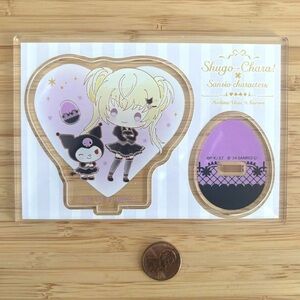 Rare Sanrio kuromi x shugo chara acrylic stand utau
